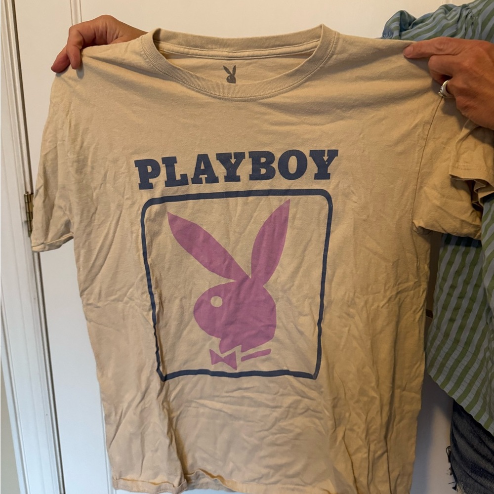 PLAYBOY T-Shirt with Purple Logo